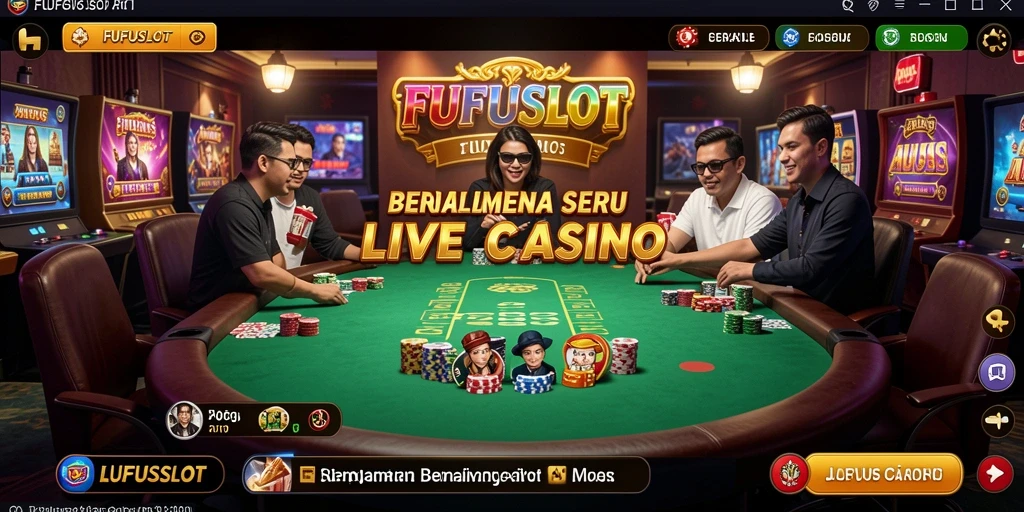 Tampilan gameplay langsung yang mengesankan dari FUFUSLOT.