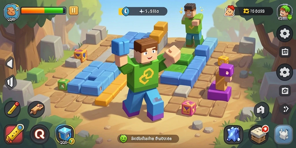 Tampilan menarik dari gameplay QQRP yang menantang.
