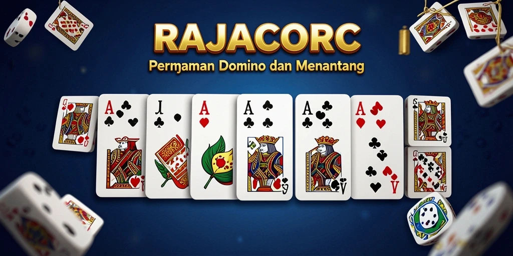 Tampak seru gameplay domino dalam RAJACORC