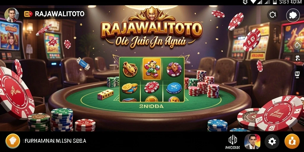 Tampilan gameplay menegangkan RAJAWALITOTO yang penuh warna.