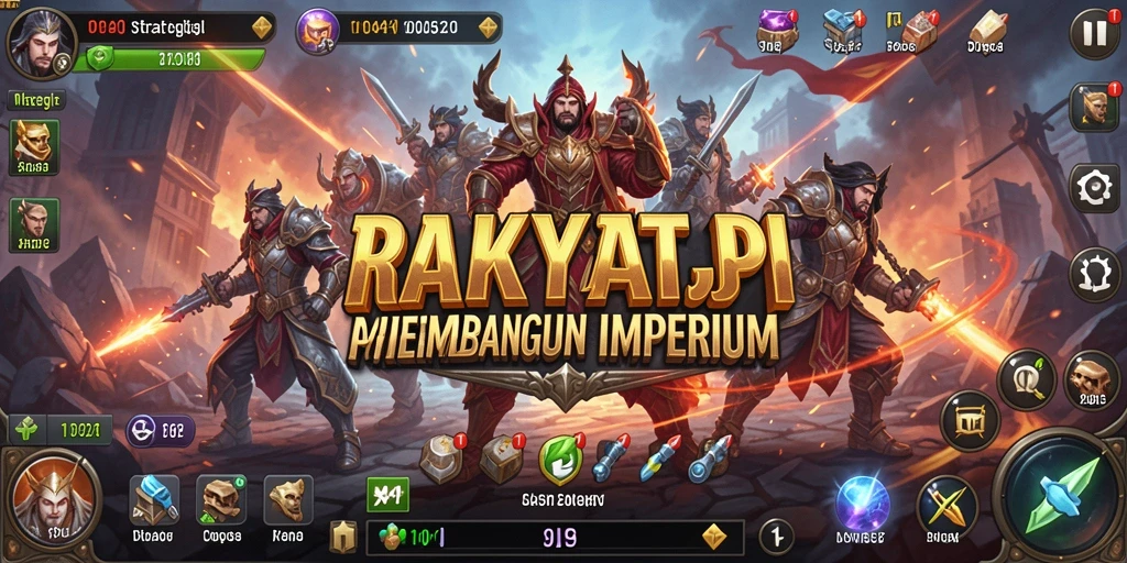 Tangkapan layar RAKYATJP menampilkan aksi pertempuran yang mendebarkan.