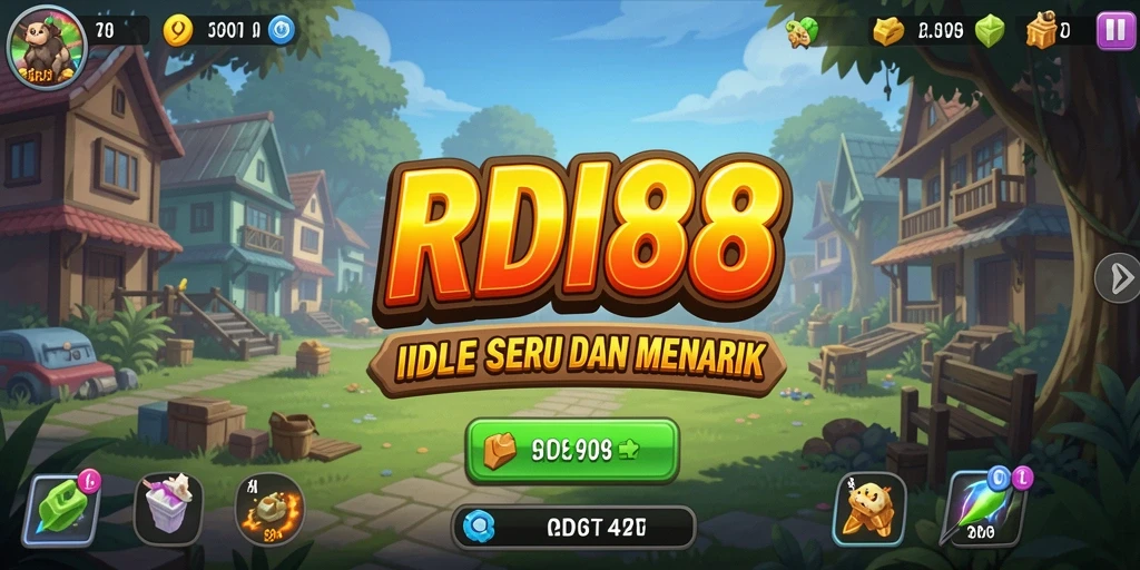 Tangkapan layar RDI88 menampilkan gameplay Idle yang memikat.