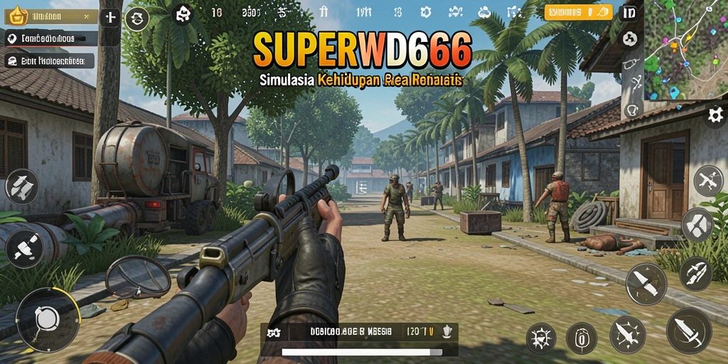Tampilan screenshot SUPERWD666 yang menggambarkan gameplay simulasi yang menarik.
